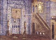 Jean-Leon Gerome Interior of a Mosque oil on canvas